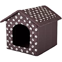 Hobbydog Casa para Perros- tamaño 2- marrón con Patas